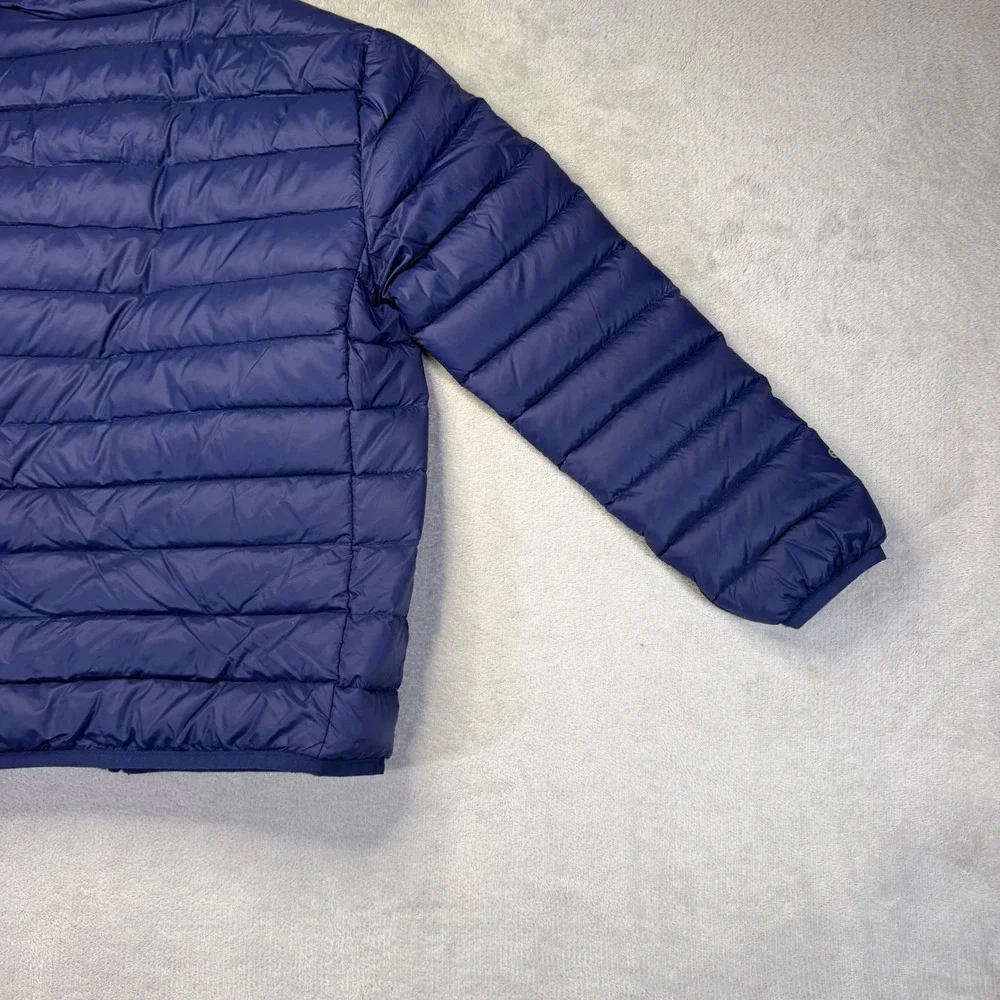 Eddie Bauer Kids Blue 650 Down Puffer Jacket Size M 7/8 E834OW903 Lightweight
